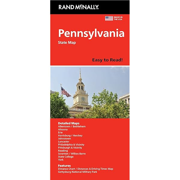 Rand McNally Easy to Read: New Jersey State Map: Rand McNally
