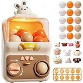 Skirfy Capsule Vending Machine Toy for Kids, Toy Vending Machine | Coin Operated Toy Machine,15 Fillable 1.77" Capsules,Lights &amp; Sounds, Birthday Party Gift,Family Game
