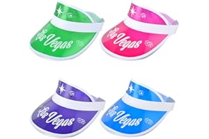 DOSTATNI 4 Pieces Vegas Poker Theme Party Decorations - Visor, Dealer Costume for Game Nights in Green