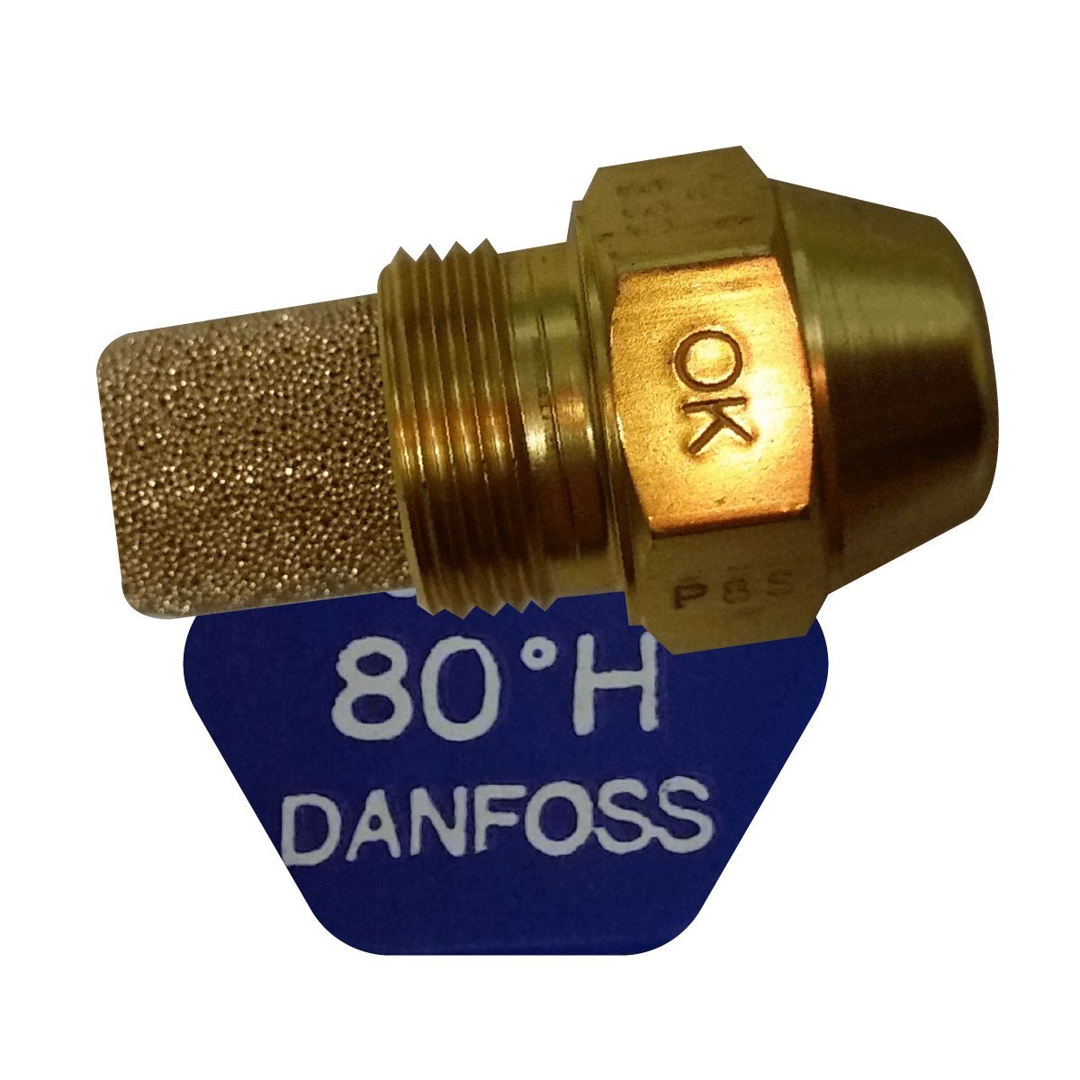 Danfoss Oil Fired Boiler Burner Nozzle 0.60 x 80 H USgal/h ° Degree