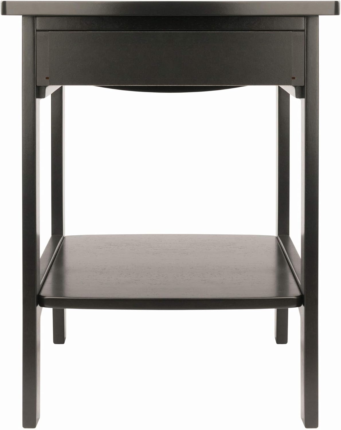Winsome Wood Claire Accent Table, Black: Kitchen & Dining