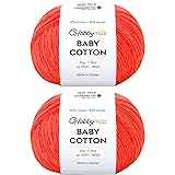 HobbyMia Baby Cotton Yarn for Crocheting - 50g