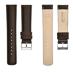 Ritche Quick Release Leather Watch Band 18mm 19mm