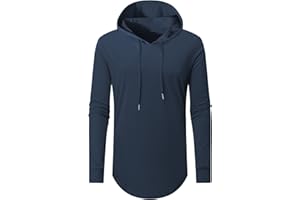 Aiyino Men's S-5X Long Sleeve Fashion Athletic Hoodies Sport Sweatshirt Hip Hop Pullover