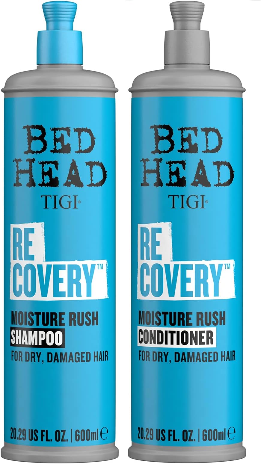 Bed Head by TIGI Recovery Moisturising Shampoo & Conditioner 2x600ml Set