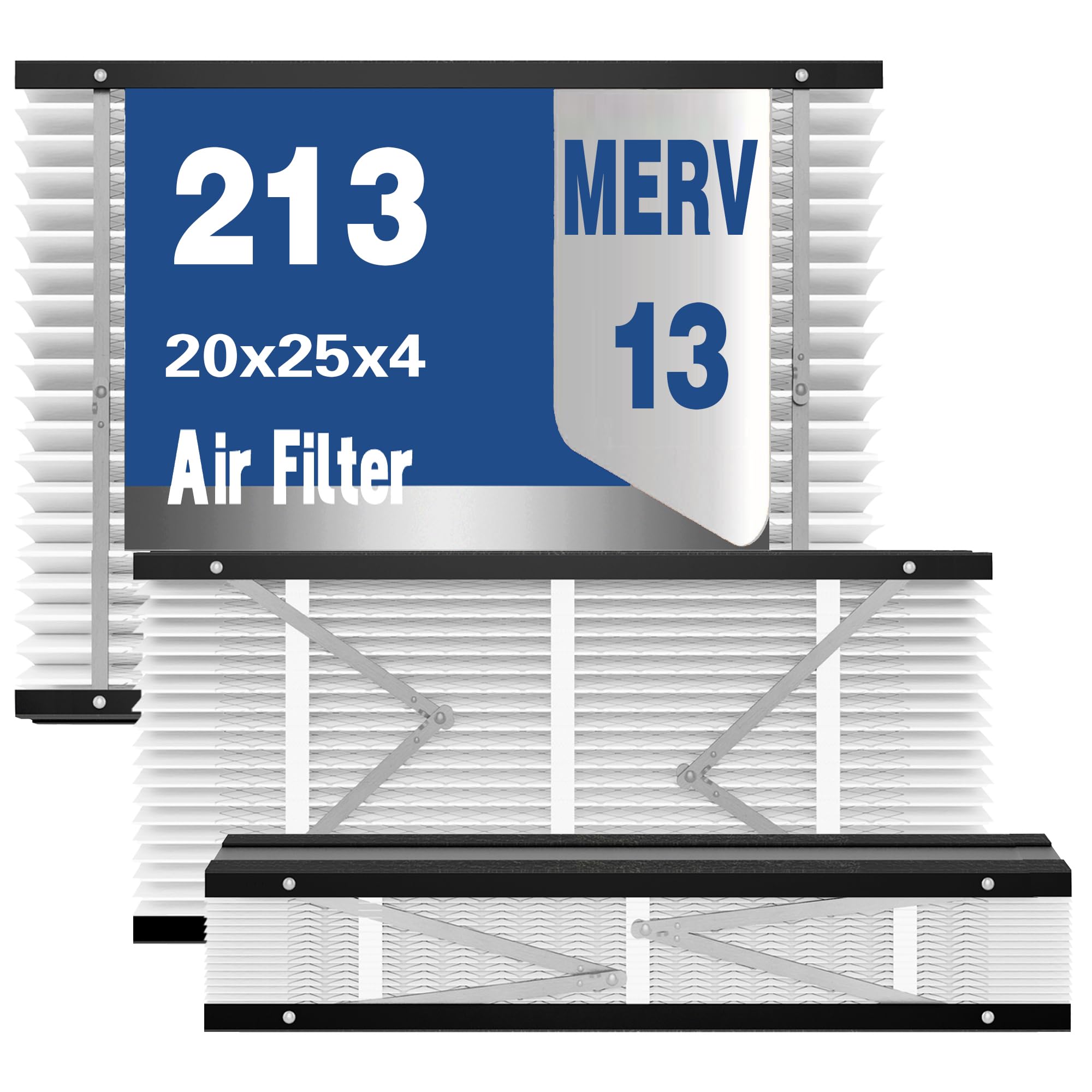 Photo 1 of 1-Pack 213 Filter Replacement Compatible with AprilAire 213 Whole House Air Purifiers Models,1210,1620,2210,2216,3210,4200,MERV 13 Furnace Filter Replacement,20x25x4inch