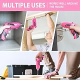MQFORU Cordless Screwdriver 3.6V 48 in 1 Kit Dual Handle LED USB view 6