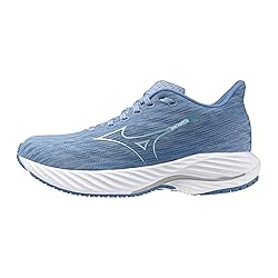 Mizuno Womens Wave Rider 28 Running Shoe, Glacier
