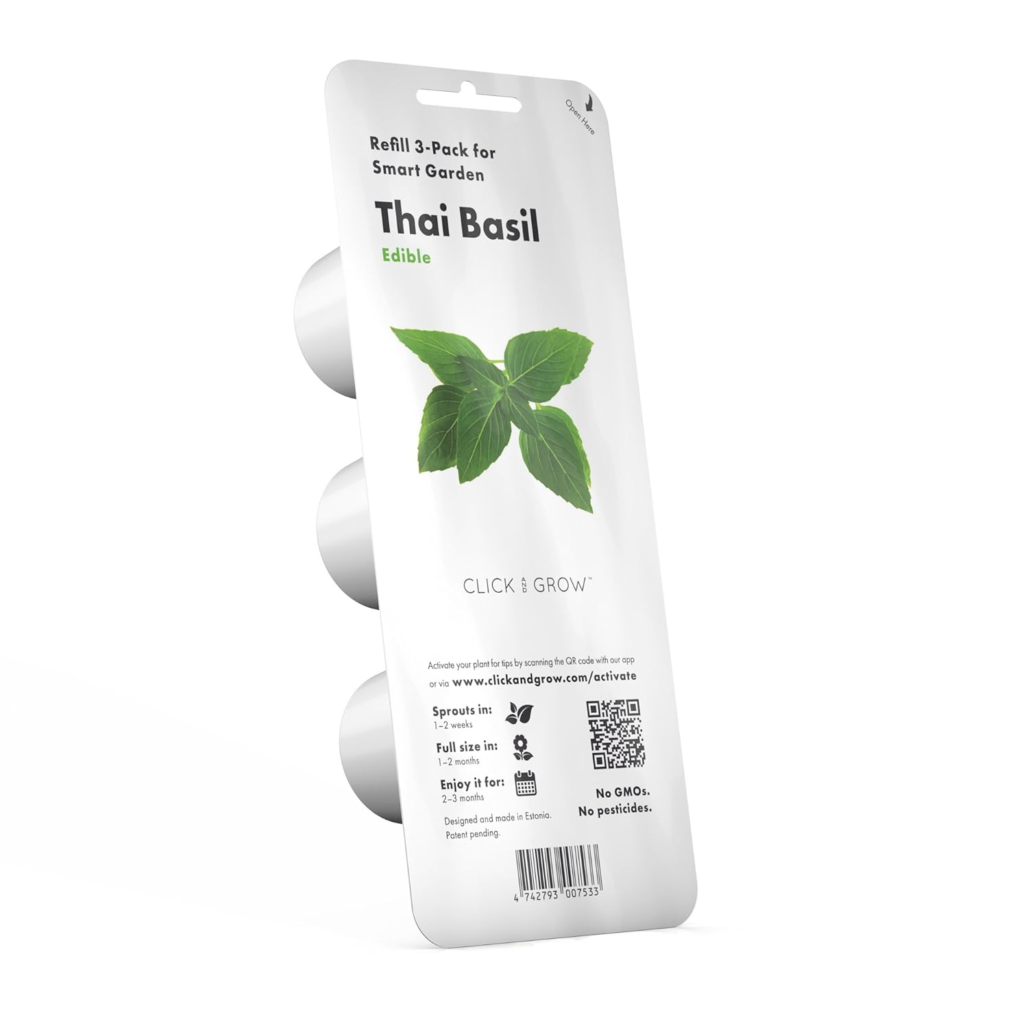 Click And Grow Smart Garden Thai Basil Plant Pods 3 Pack Amazon