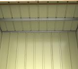 Duramax 2 Bike Metal Storage Shed Garden Shed Woodgrain Lockable Doors view 8