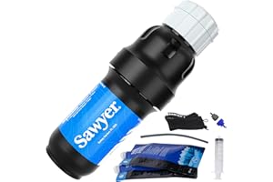 Sawyer Products SP129 PointOne Water Filtration System with 32-Ounce Squeezable Pouch