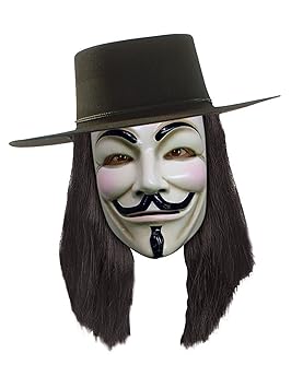 V For Vendetta Wig Peluca
