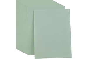35 Sheets Sage Green Cardstock 8.5 x 11 Inch Card Stock Boho Paper 250GSM/92LB Thick Paper for Card Making Scrapbooking DIY C