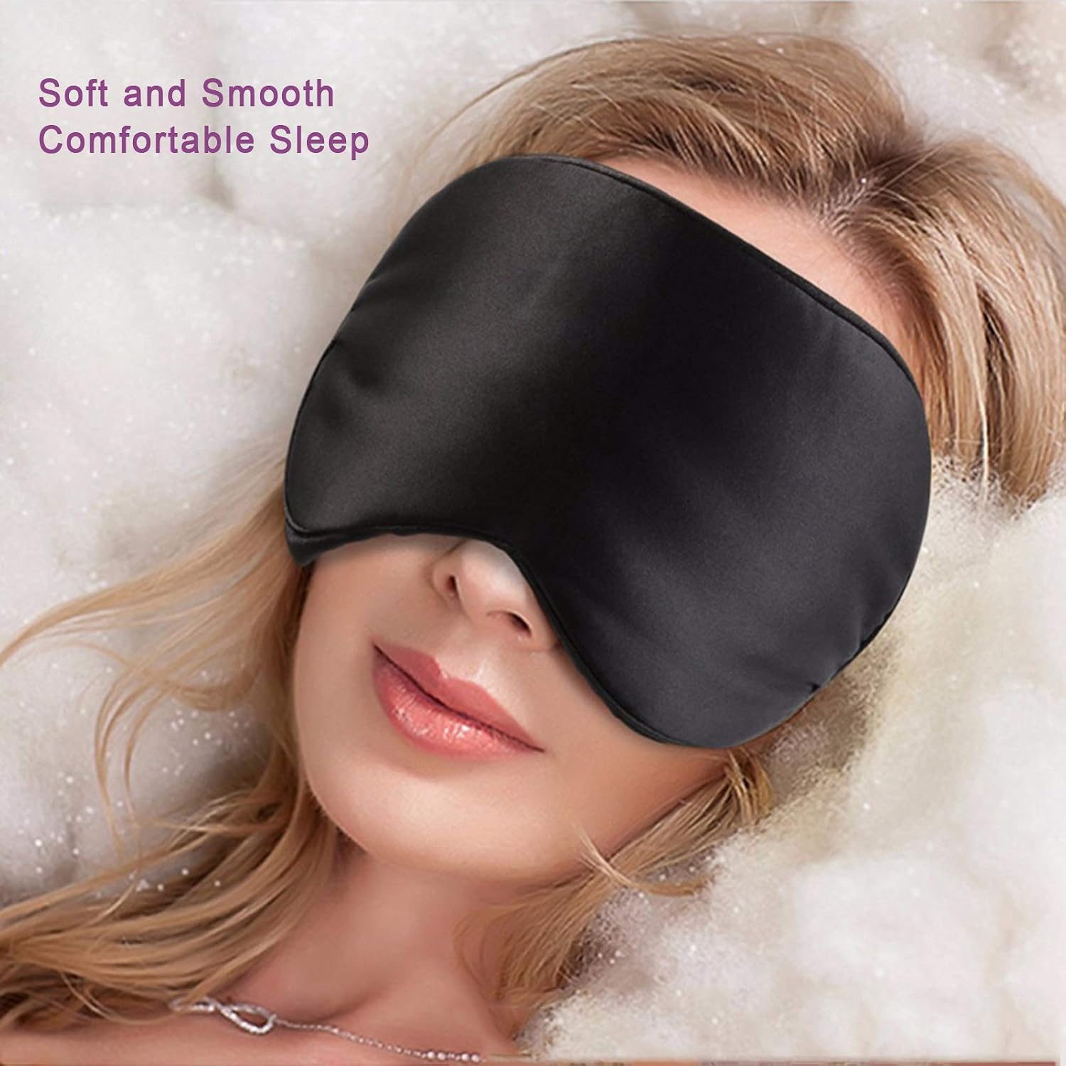 Sleep Eye Mask, Silk Blindfold - Image 3