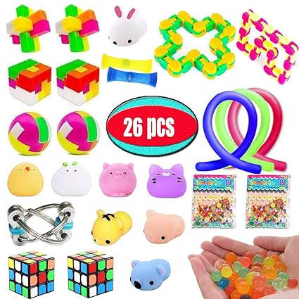 Dciko Sensory Fidget Toys Set Relieves Stress And Anxiety Fidget Hand Toys For Children And Adults With Adhd Autism Party Favors Toys For Kids #toys #for #teenager #with #autism Dciko Sensory Fidget Toys Set Relieves Stress And Anxiety Fidget Hand Toys For Children And Adults With Adhd Autism Party Favors Toys For Kids