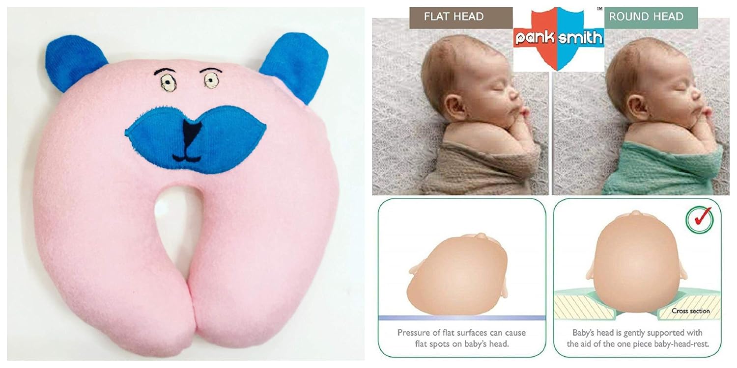 baby in a neck pillow