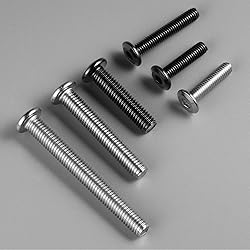 BNUOK M6-1.0 x 8mm Flat Head Hex Socket Cap Screws