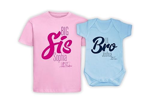 personalised big sister little sister outfits