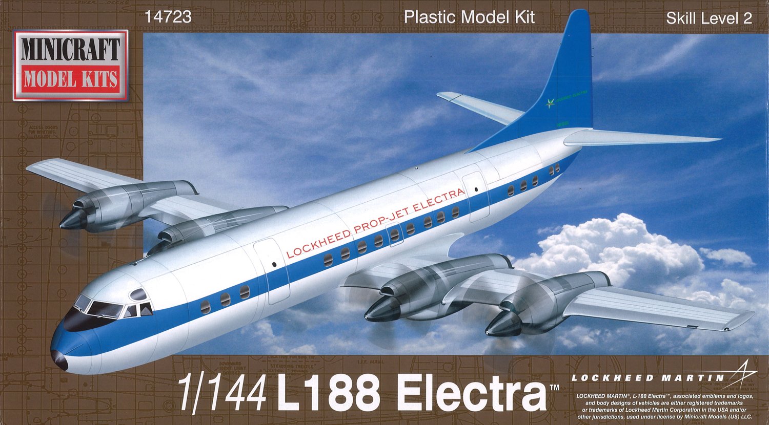 Minicraft L-188 Electra Demonstrator Model Kit (1/144 Scale)