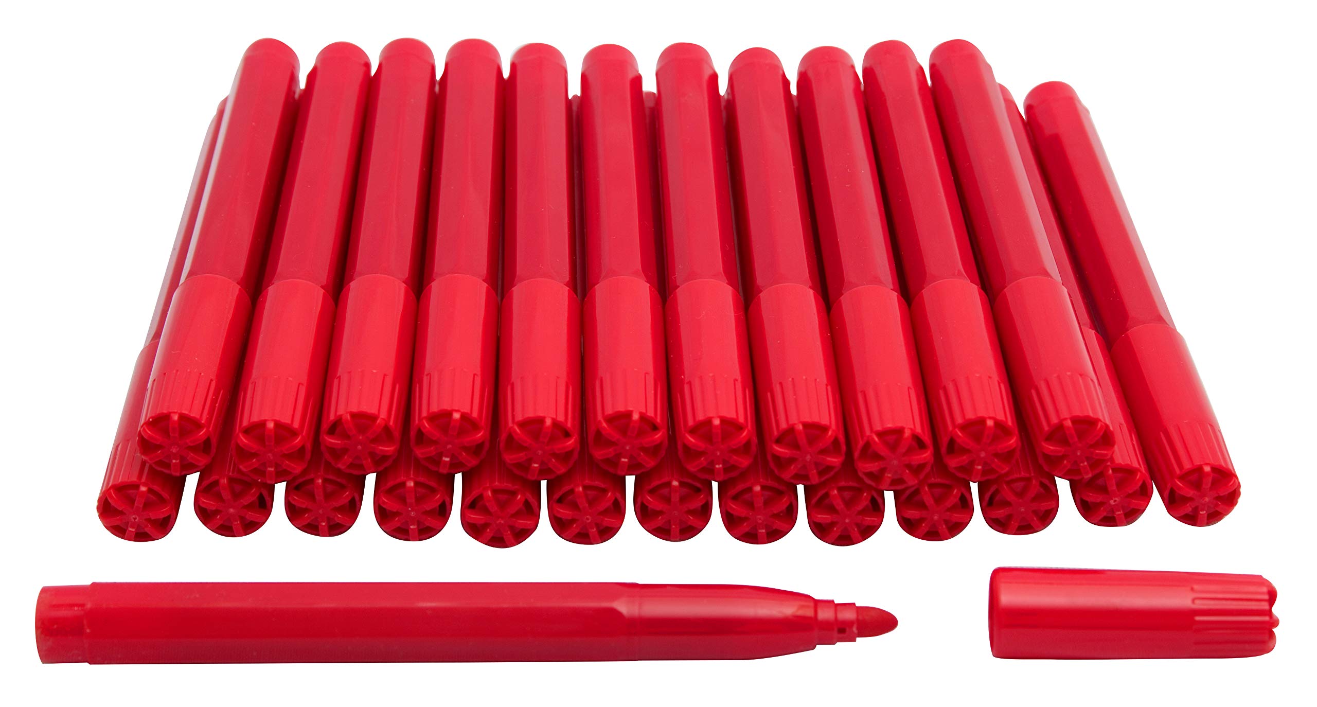 Thomas & Anca Club Supplies Ltd 25 Red Bingo Felt Marker Pens Dabbers Colouring in Felts Craft