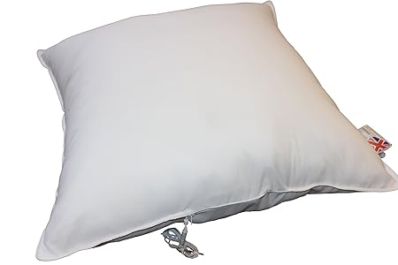 Homescapes Waschbares Microfaser Musikkissen 65 x 65 cm, Mikrofaser Kopfkissen mit herausnehmbarem Lautsprecher, Härtegrad me