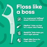 Plackers Micro Mint Flossers 150 Count Fold-Out Toothpick Easy Storage Sure-Zip view 4