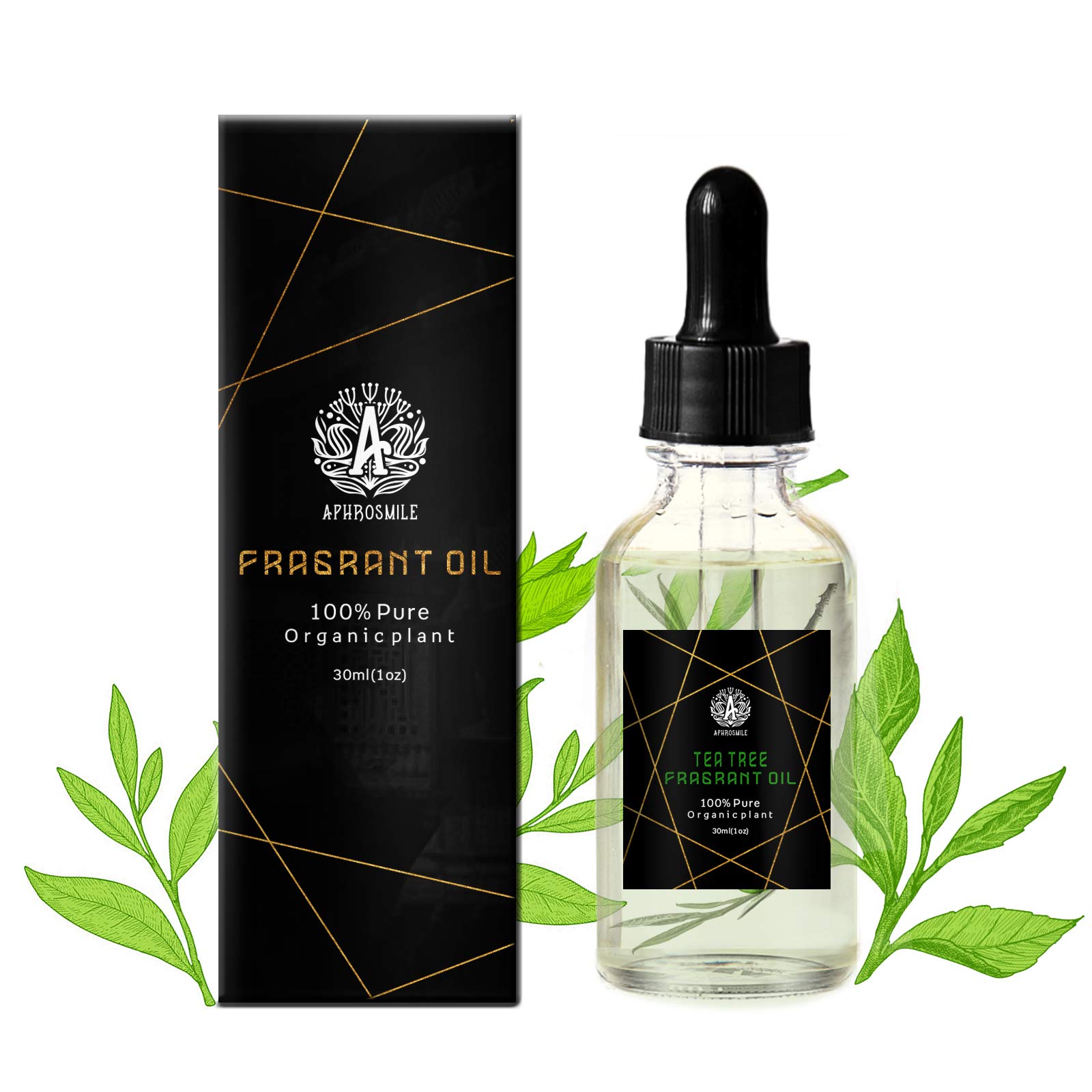 Tea Tree Fragrance Oil for Massage, 1oz Tea Tree Perfume Oil for Skin, 30ml Tea Tree Scented Oil for Body