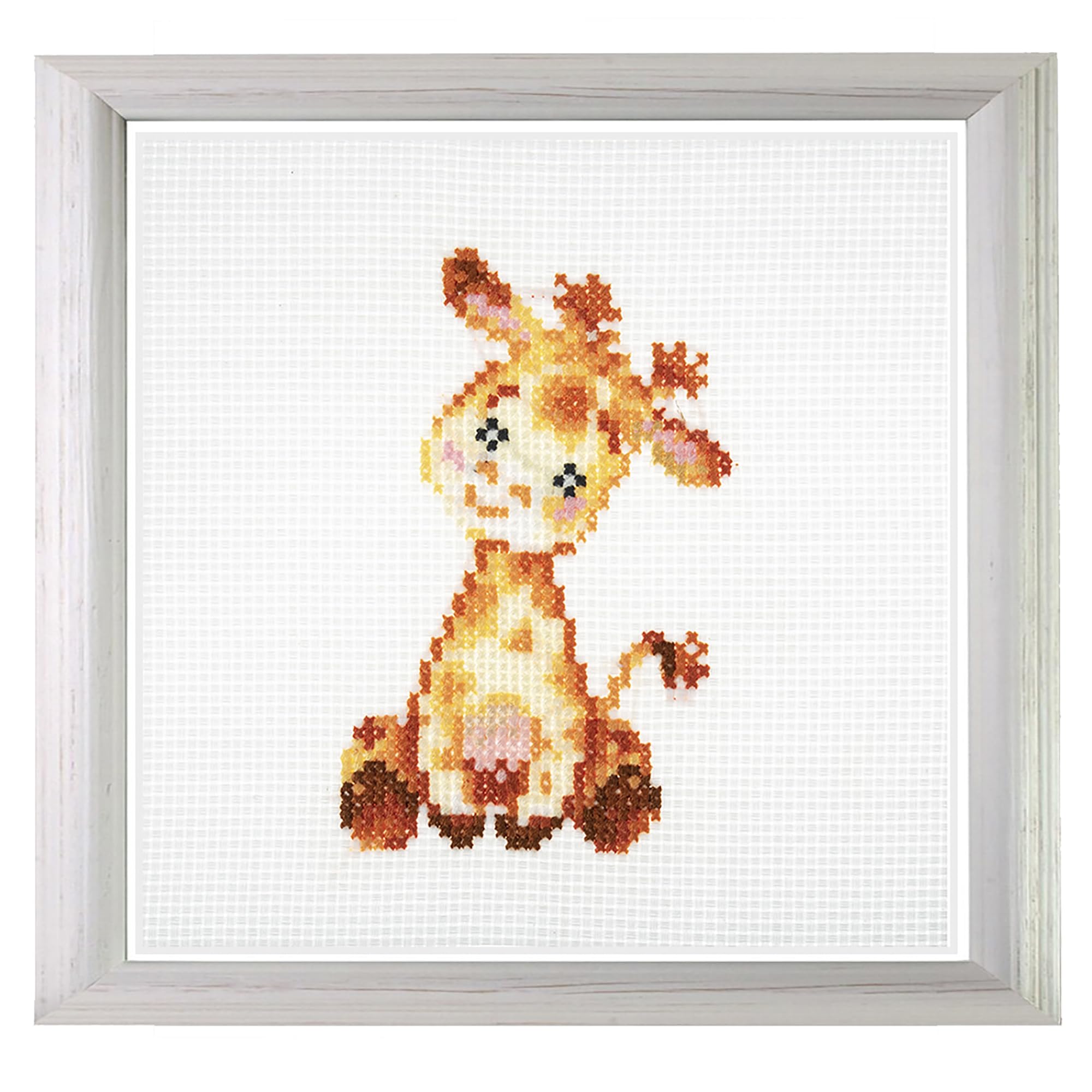 Trimits Mini Counted Cross Stitch Kits, 13 x 13cm (5 x 5in), Giraffe