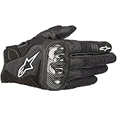 Alpinestars SMX-1 Air V2 Gloves, Leather and Mesh Construction, CE-Certified, Ergonomic Riding Glove