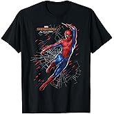 Marvel Spider-Man Far from Home Web Swing Shatter Portrait T-Shirt