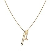 Spinningdaisy Crystal Trombone Musical Instrument Necklace