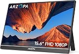 ARZOPA 15.6 Inch Portable Monitor 1920x1080 IPS USB C HDMI Kickstand
