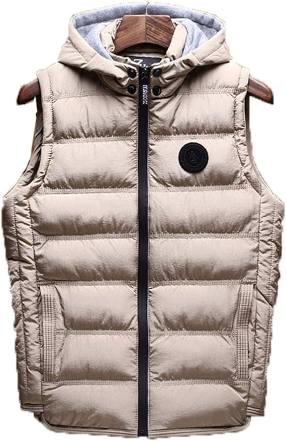Amazon 中綿ベスト メンズベスト ダウンコットン 厚手 暖か おしゃれ 胸章 ジャケット ノースリーブ チョッキ 重ね着 冬用 防風 防寒対策 スタンドカラー フード着脱 ショート カジュアル 大きいサイズ アウトドア ハイキング 黒 紺 赤 S Xxxl ベスト 通販