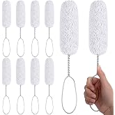 Teenyyou 10 Pack Tire Lube Brush Applicator 11.8 Inches Extra Long Handle | Foam Swab Applies Lubricant Evenly, Metal Loop Grip, Tire Mounting Tool, Reaches Deep Beads for Changing Tires