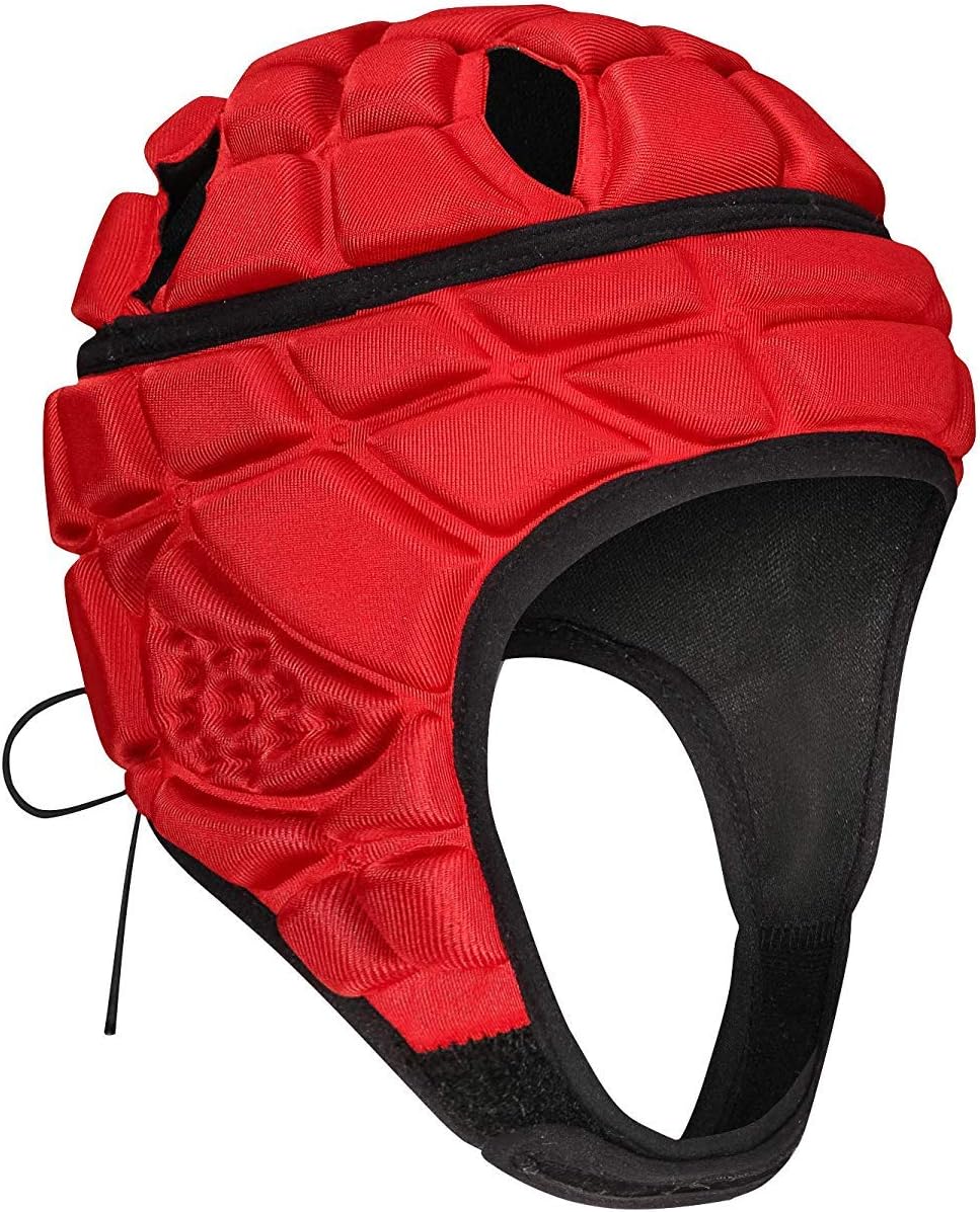 TUOY Youth & Adult Soft Hat Flag Football Padded Headgear Adjustable Head Wear