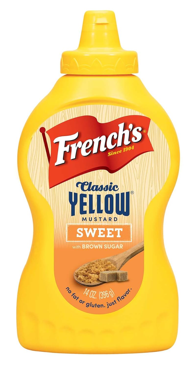 French's Classic Yellow mustard, sweet with brown sugar (041500932088)