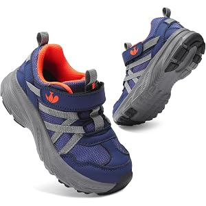 FEETCITY Toddler Sneakers Boys Girls Breathable Toddler Tennis Shoes Lightweight Kids Athletic Shoes for Running School Sport