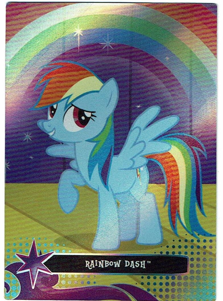Rainbow Dash Series 2 My Little Pony Dog Tag Foil Trading Card