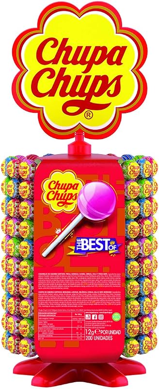 Original, Caramelo com Vara de Sabores Variados, Roda de 200 unidades de 12 gr. (Total 2.400 gr.)