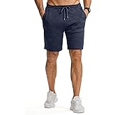 JMIERR Men's Shorts Casual Stretch Solid Short Elastic Waist Drawstring Lightweight Textured Summer Shorts