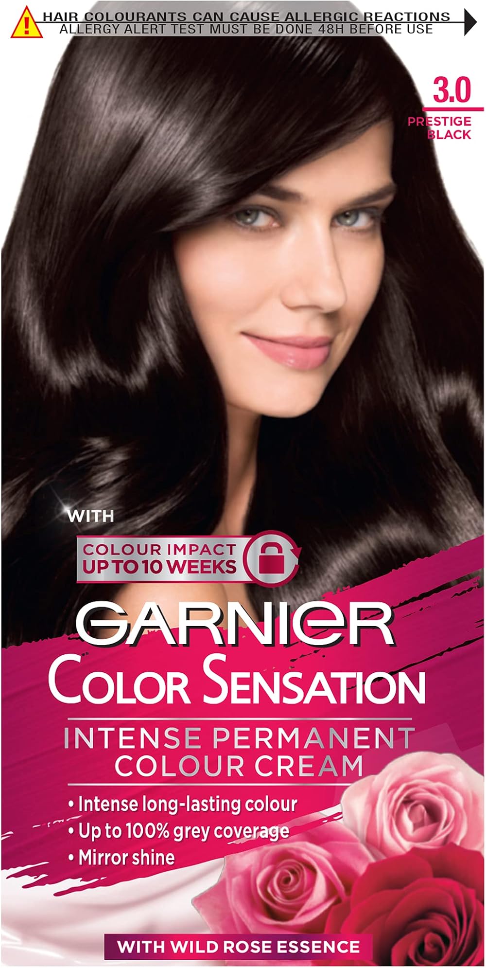 Garnier Colour Sensation Permanent 3.0 Prestige Black Hair Dye