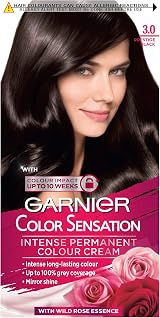 Garnier Colour Sensation Permanent 3.0 Prestige Black Hair Dye