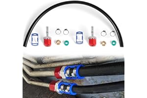 ZYMURGOES 800-671 A/C Line Splice Connector Splicer Coupler Kit for 3/8" Line with No.6 Hose - Heavy-Duty Easy Install AC Air Conditioning Line Repair Kit