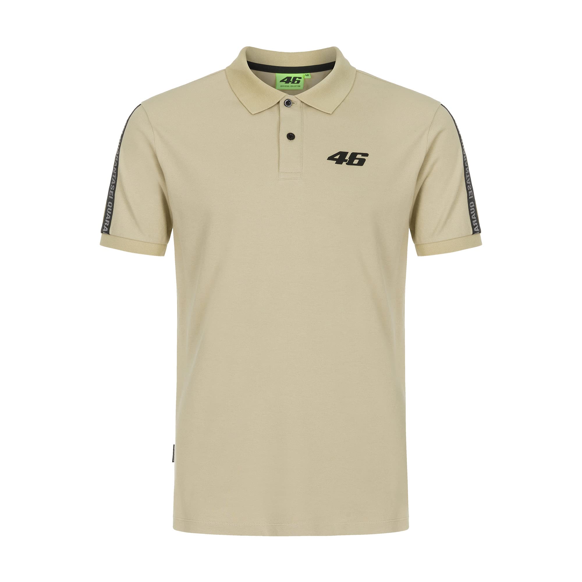 VR 46 Men's Core 46 Polo Shirt, Dove Grey, XS