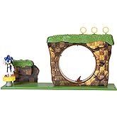 Sonic The Hedgehog Green Hill Zone Playset with 2.5 inch Sonic Action Figure