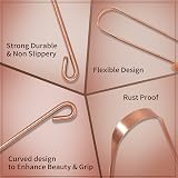 Y-Kelin Copper Tongue Scraper Brush Set - 2 Pcs for Oral Care view 3