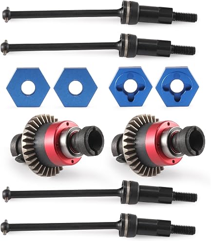 HAIBOXING Pièces De Rechange Métal – Pignons Droit Et Diff Complet Pour Voitures RC 1/18, Compatible HBX 18859A/18868