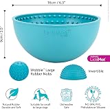 LICKIMAT Wobble Dog Slow Feeder Bowl Turquoise Lick Pad Enrichment view 2