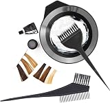 Gezimetie 3Pcs Hair Dyeing Tool Set Bowls Brushes Comb DIY Salon view 5