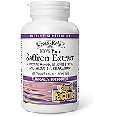 Natural Factors, Stress-Relax Affron Saffron Extract 28 mg, 30 Vegetarian Capsules